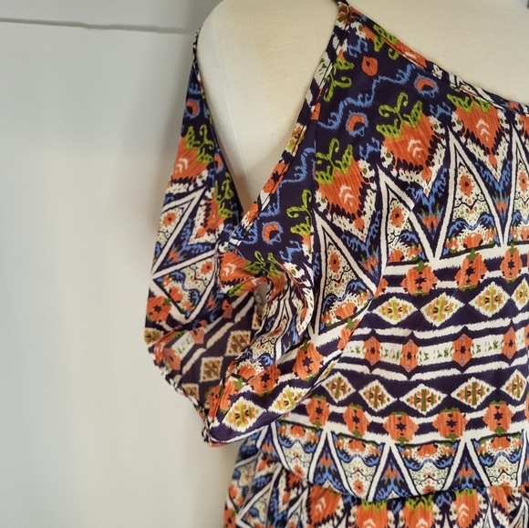 Papaya Cold Shoulder Blouse Small - Picture 2 of 8